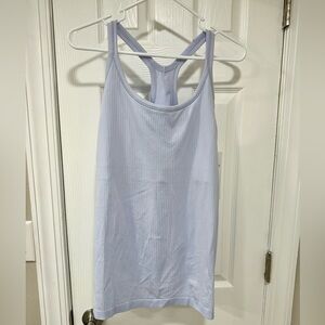 lululemon athletica Light Lavender Ribbed Racerback Tank